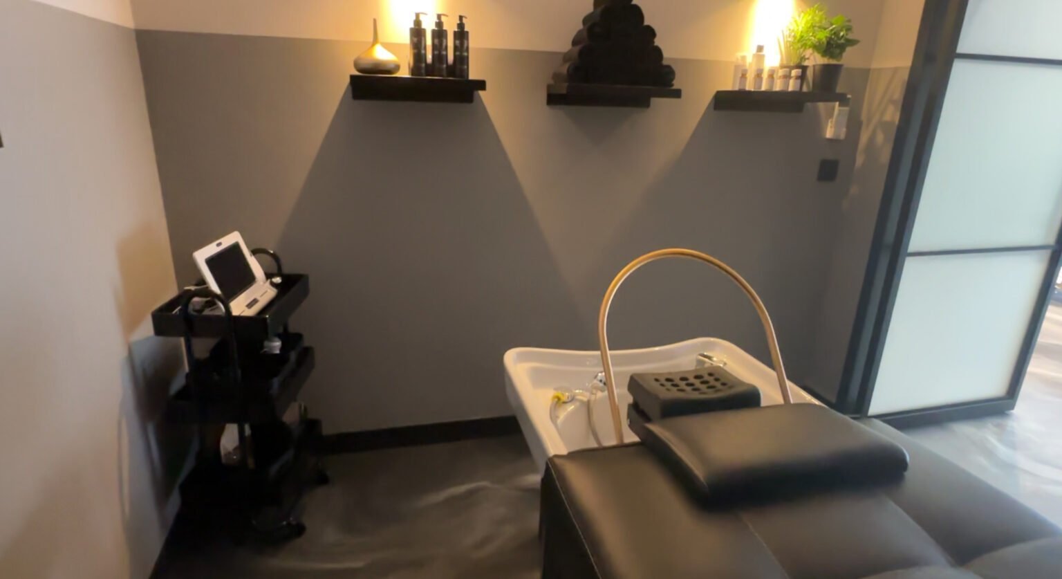 Rustmoment tijdens de Head Spa